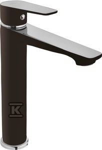 Bateria umywalkowa Dokos wysoka czarna   &nbsp;BU-19-W04-V w
