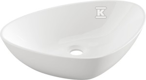 Umywalka nablatowa TRIGONO biały   &nbsp;CE-58-001-W