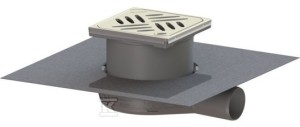 Wpust Ultraflat 54 DN 50 z kratką szczelinową bez systemu