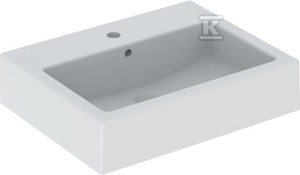 Umywalka Twins 60 cm, z otworem, z przelewem
