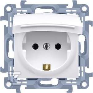 Gniazdo wtyczkowe Schuko do wersji IP44 z uszczelką z przesłonami