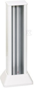 Minikolumna 2-stronna, wys. 451mm, 2-krotna 3-modułowa, 12-krotna K45, biały Connect