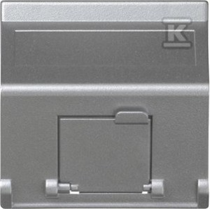 Płytka K45 1-krotna RJ z osłoną skośna, do adapterów MD,