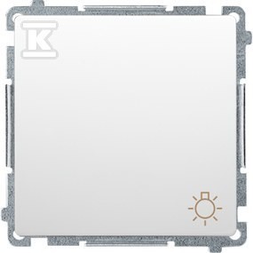 Przycisk światło BMS1.01/11 Basic moduł biały    BMS1.01/11