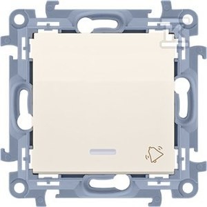 Przycisk dzwonek z podświetleniem LED (moduł) 10 AX, 250 V~,