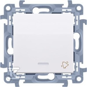 Przycisk dzwonek z podświetleniem LED (moduł) 10 AX, 250 V~,