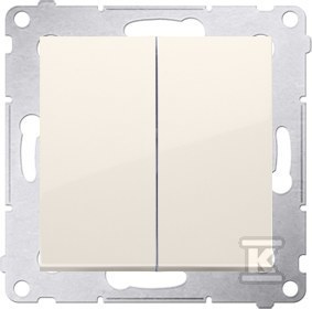Łącznik świecznikowy 10 AX, krem Simon54    DW5.01/41