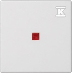 Klawisz 45x45 łącznika uniwersalnego z podświetleniem, biały