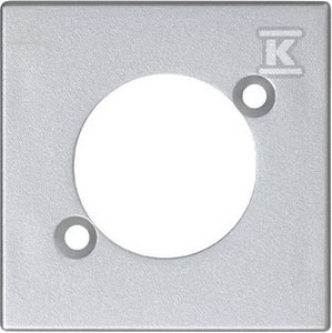 Płytka K45 do gniazd XLR (NEUTRIK), aluminium