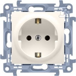 Gniazdo wtyczkowe Schuko pojedyncze (moduł) 16 A, 250 V~, zaciski