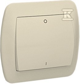Łącznik 2-biegunowy AW2/12 Akord beżowy    AW2/12 w