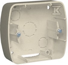 Puszka natynkowa APN1/12 Akord beżowy    APN1/12 w