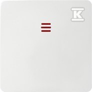 Klawisz pojedynczy do podświetlenia, biały Simon 82