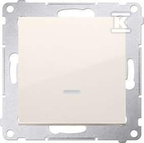 Łącznik schodowy z podświetleniem LED bez piktogramu (moduł) 10AX, 250V~,