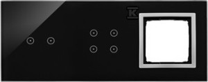Panel dotykowy S54 Touch, 3 moduły, 2 pola dotykowe poziome