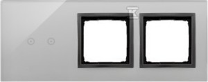 Panel dotykowy S54 Touch, 3 moduły, 2 pola dotykowe poziome