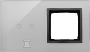 Panel dotykowy S54 Touch, 2 moduły, 2 pola dotykowe poziome