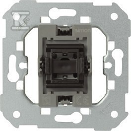 Łącznik krzyżowy (mechanizm), 10AX, 250V~, 1 click, SIMON82