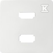 Pokrywa do gniazda USB+HDMI, biały, SIMON82    8201095-030
