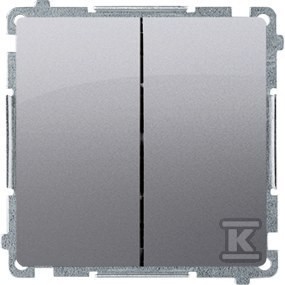 Łącznik schodowy podwójny z podświetleniem LED (moduł) 10AX, 250V~, zaciski