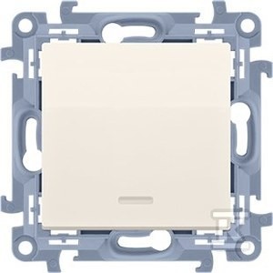 Łącznik uniwersalny-schodowy bez piktogramu z podśw.LED (moduł) 10AX, 250V~, zac.śrubowe,