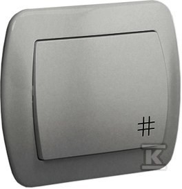 Łącznik krzyżowy 10AX, 250V~, zaciski śrubowe, aluminiowy, AKORD