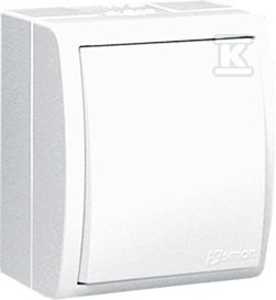 Łącznik krzyżowy bryzgoszczelny IP54, bez piktogramu 10AX, 250V~, zaciski śrubowe,