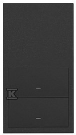 Panel 2-krotny: 2 klawisze, czarny mat, SIMON100