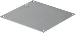 Pokrywa górna do podstaw KTA, aluminium, CONNECT