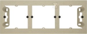 Puszka natynkowa 3-krotna do ramek LINE/DUO. Wyokość: 40mm: Szampański mat,