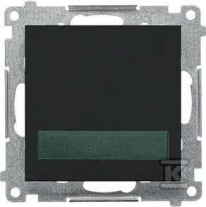 Sygnalizator świetlny LED – światło zielone (moduł) 230 V~: Czarny