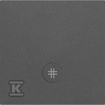 Klawisz pojedynczy z oczkiem z piktogramem krzyżowym do: SW7M: Grafitowy