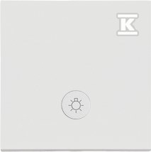 Klawisz pojedynczy z oczkiem z piktogramem światło do: SP1M: Jasnoszary