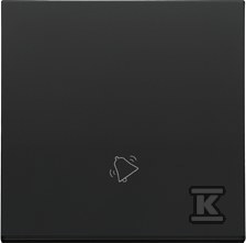 Klawisz pojedynczy z piktogramem dzwonek do: SP1M: Czarny mat, SIMON55