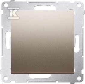 Łącznik krzyżowy bez piktogramu (moduł) 10AX, 250V~, szybkozłącza, złoty mat,