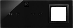 Panel dotykowy S54 Touch, 3 moduły, 2 pola dotykowe poziome