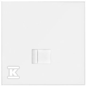 Panel 1-krotny: 1 gniazdo RJ45, biały mat, SIMON100