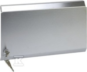 Pokrywa z zamkiem do obudów podtynkowych i natynkowych S500 METAL