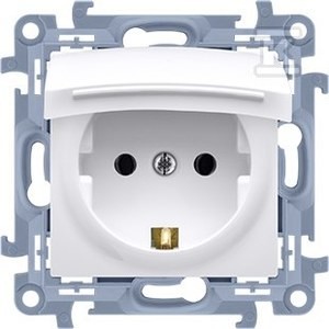 Gniazdo wtyczkowe Schuko do wersji IP44 z uszczelką - klapka