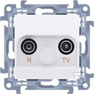 Gniazdo antenowe R-TV zakończeniowe do gniazd przelotowych (moduł) tłum. TV-10