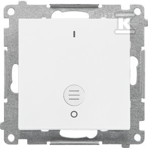 Łącznik dwubiegunowy z podświetleniem LED (moduł) 10 AX, 250 V~,