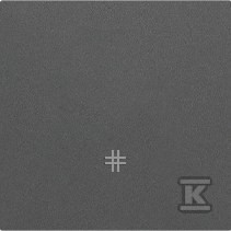 Klawisz pojedynczy z piktogramem krzyżowym do: SW7M: Grafitowy mat, SIMON55