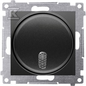 Dzwonek elektroniczny (moduł) 230V~, czarny mat Simon54