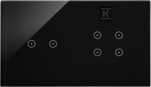 Panel dotykowy S54 Touch, 2 moduły, 2 pola dotykowe poziome