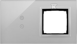 Panel dotykowy S54 Touch, 2 moduły, 2 pola dotykowe pionowe