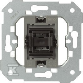Przycisk zwierny (mechanizm), 10A, 250V~, 1 click, SIMON82