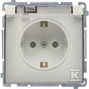 Gniazdo wtyczkowe Schuko do wersji IP44 (moduł) 16A, 250V~, zaciski