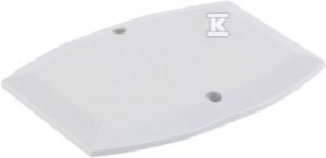 Pokrywa górna do minikolumny dwustronnej owalnej ALK72x/8 (element zapasowy), aluminium,