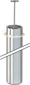 Kolumna 4-stronna, wys 3m, 125x130mm, aluminium, CONNECT