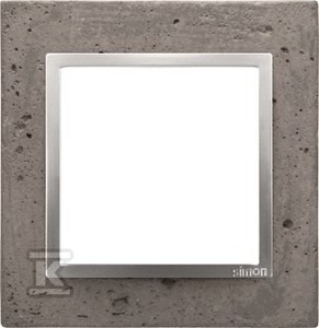 Ramka 1-krotna Nature-Beton, MOKRA ROBOTA, IP20/IP44 (IP44-należy zastosować uszczelkę ramki